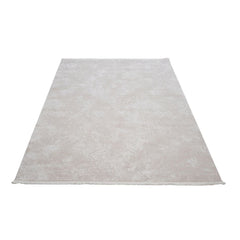 Modern Area Rug – Beige Machine Made Flatweave Rug With Non Slip Backing