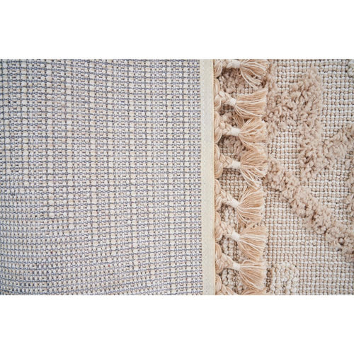 Geometric Area Rug – Machine Made Cream Rug with Scandinavian Style Design