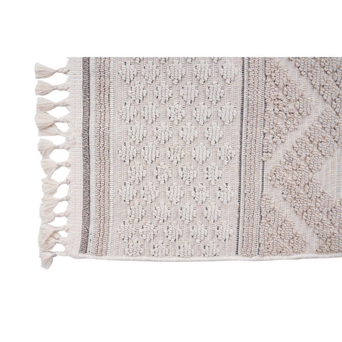 Cream Geometric Area Rug – Machine Made Rug | Scandinavian Style Carpet by Dolce Vita