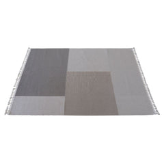 Cream Geometric Area Rug – Machine Made Rug | Scandinavian Style Carpet