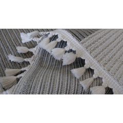 Cream Geometric Area Rug – Machine Made Rug | Scandinavian Style Carpet