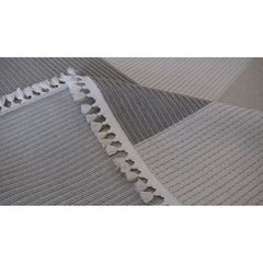 Cream Geometric Area Rug – Machine Made Rug | Scandinavian Style Carpet