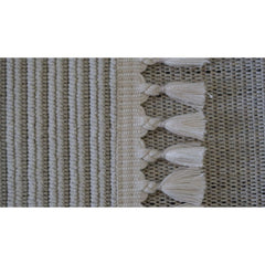 Cream Geometric Area Rug – Machine Made Rug | Scandinavian Style Carpet