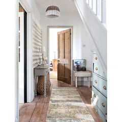 Modern Area Rug - Brown Machine Made Carpet With Soft Texture & 10mm Pile