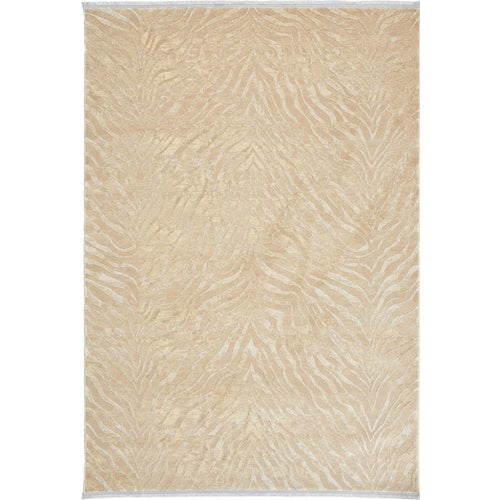 Modern Area Rug – Gold Machine Made Rug with Soft Texture & 10mm Pile Height