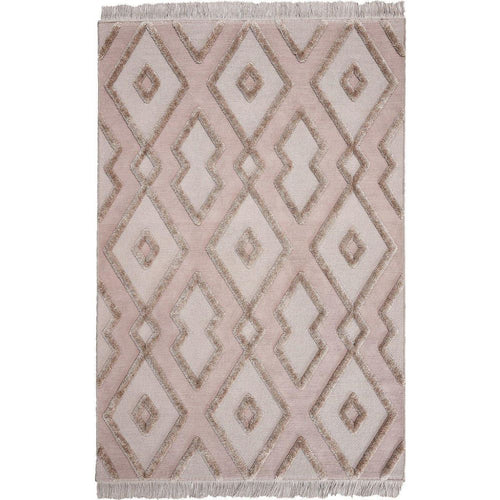 Mandurah Mink Area Rug – Machine Made Geometric Carpet with 20 mm Pile Height