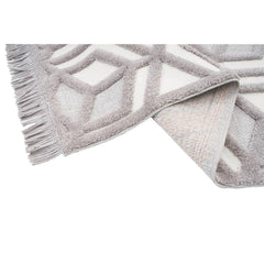 Geometric Area Rug – Machine Made Mink Carpet with 20 mm Pile Height & Anti Slip