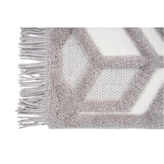 Geometric Area Rug – Machine Made Mink Carpet with 20 mm Pile Height & Anti Slip