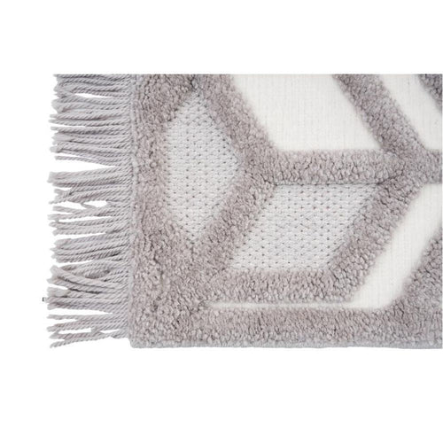 Geometric Area Rug – Machine Made Mink Carpet with 20 mm Pile Height & Anti Slip