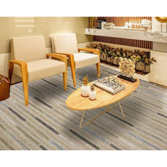 Handmade Wool Rug – Grey Striped New Zealand Wool Flatweave Area Rug by Dolce Vita