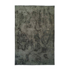 Modern Chenille Area Rug – Gold Machine Made Rug with Anti Slip Pad