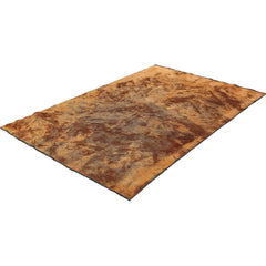 Modern Area Rug | Copper Color Kilim Flatweave Machine Made Rug with Chenille Yarn