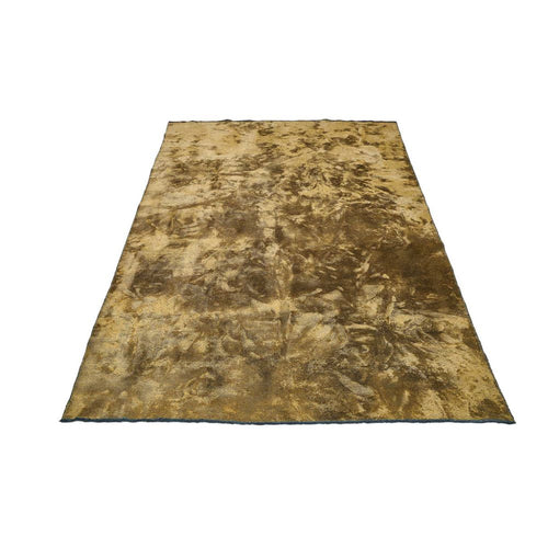 Chenille Yarn Area Rug - Modern Kilim Style Flatweave Cotton Viscose 4x6 Washable Rug