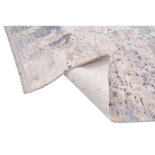 Modern Area Rug – Beige Machine Made Carpet With Anti Slip Pad