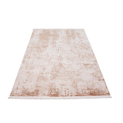 Modern Area Rug – Machine Made Cream Flatweave Carpet for Living Room Comfort