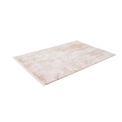 Modern Area Rug – Machine Made Cream Flatweave Carpet for Living Room Comfort