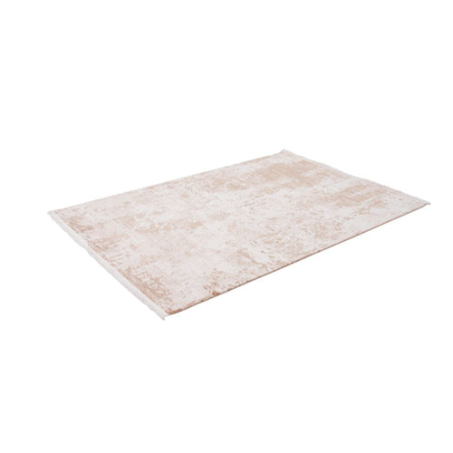 Modern Area Rug – Machine Made Cream Flatweave Carpet for Living Room Comfort