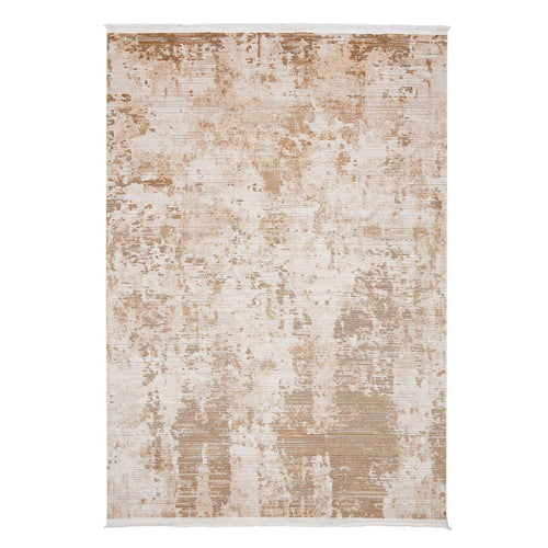 Modern Area Rug – Machine Made Cream Flatweave Carpet for Living Room Comfort