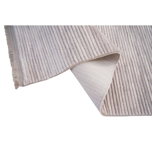 Grey Striped Area Rug - Machine Made Rug by Dolce Vita | Flatweave Carpet