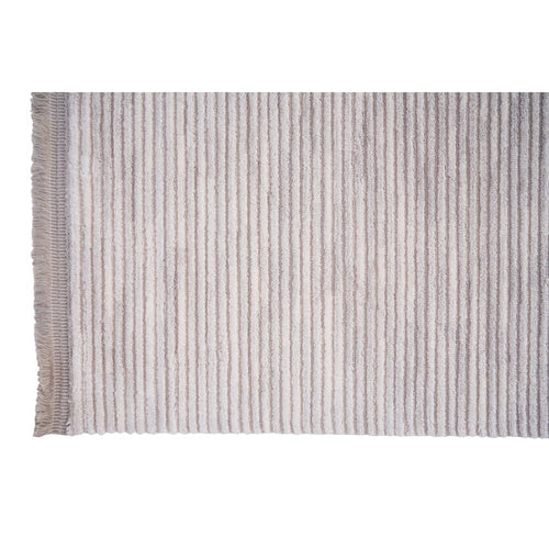 Grey Striped Area Rug - Machine Made Rug by Dolce Vita | Flatweave Carpet
