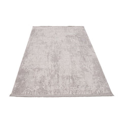 Classic Machine Made Rug - Grey Area Rug for Living Room Carpet | Durable Flatweave