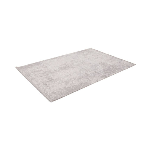 Classic Machine Made Rug - Grey Area Rug for Living Room Carpet | Durable Flatweave