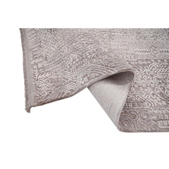 Classic Machine Made Rug - Grey Area Rug for Living Room Carpet | Durable Flatweave