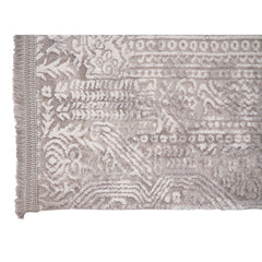 Classic Machine Made Rug - Grey Area Rug for Living Room Carpet | Durable Flatweave