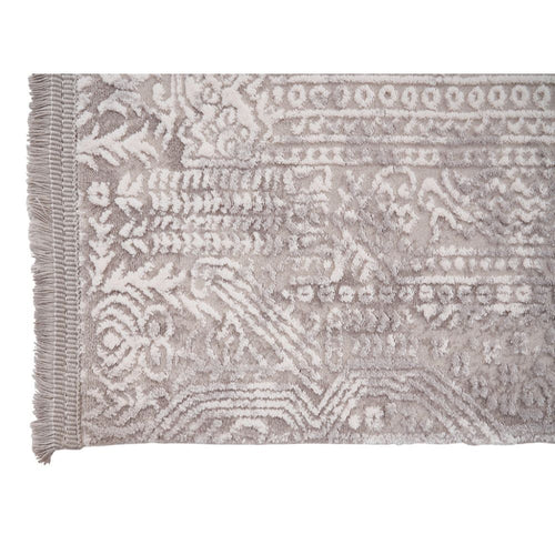 Classic Machine Made Rug - Grey Area Rug for Living Room Carpet | Durable Flatweave