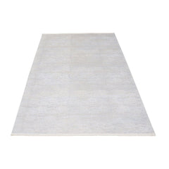 Modern Polyp Cotton Rug – Machine Made White Area Rug With Anti Slip Flatweave