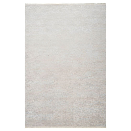 Modern Polyp Cotton Rug – Machine Made White Area Rug With Anti Slip Flatweave