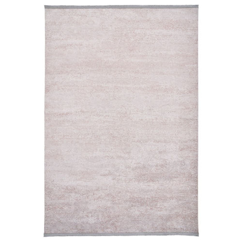 Beige Modern Area Rug – Machine Made Polyp Cotton Flatweave Washable Mat