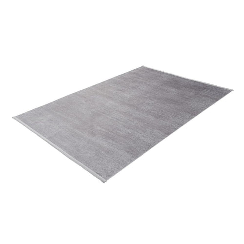 Modern Area Rug – Albany Grey Polyp Cotton Machine Made Flatweave Carpet