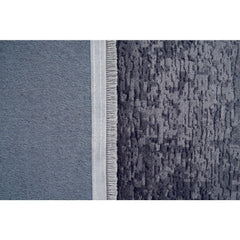 Modern Area Rug - Anthracite Polyp Cotton Machine Made Flatweave Carpet