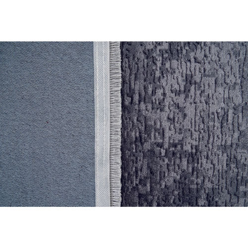 Modern Area Rug - Anthracite Polyp Cotton Machine Made Flatweave Carpet