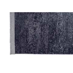 Modern Area Rug - Anthracite Polyp Cotton Machine Made Flatweave Carpet