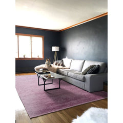 Modern Purple Area Rug – Machine Made Polyp Cotton Flatweave Carpet by Dolce Vita