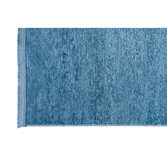Modern Cotton Area Rug – Blue Polyp Cotton Machine Made Flatweave Rug