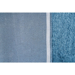 Modern Cotton Area Rug – Blue Polyp Cotton Machine Made Flatweave Rug