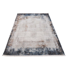 Modern Area Rug – Beige Machine Made Rug With Ethnic Pattern Carpet