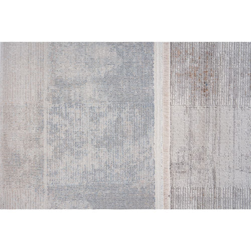 Modern Area Rug – Beige Machine Made Rug With Ethnic Pattern Carpet