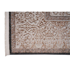 Classic Area Rug – Beige Machine Made Rug | Flatweave Washable Carpet for Living Room