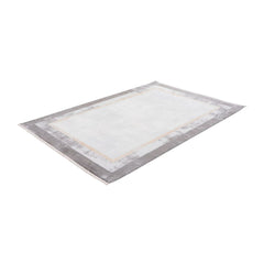 Beige Area Rug – Machine Made Flatweave Rug With Frame Pattern by Dolce Vita