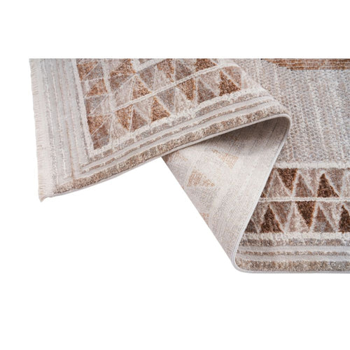 Classic Area Rug – Machine Made Cream Flatweave Rug for Living Room Decor