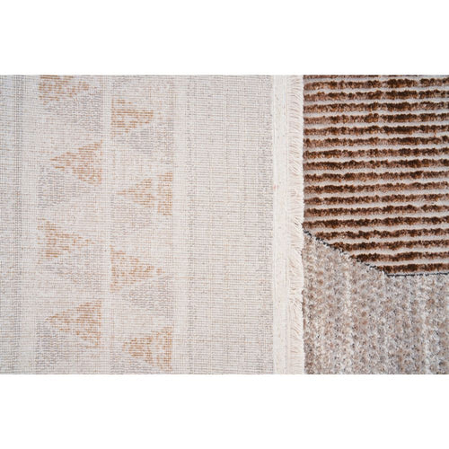 Classic Area Rug – Machine Made Cream Flatweave Rug for Living Room Decor