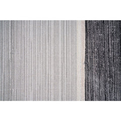 Modern Area Rug – Grey Machine Made Flatweave Carpet With Ethnic Design