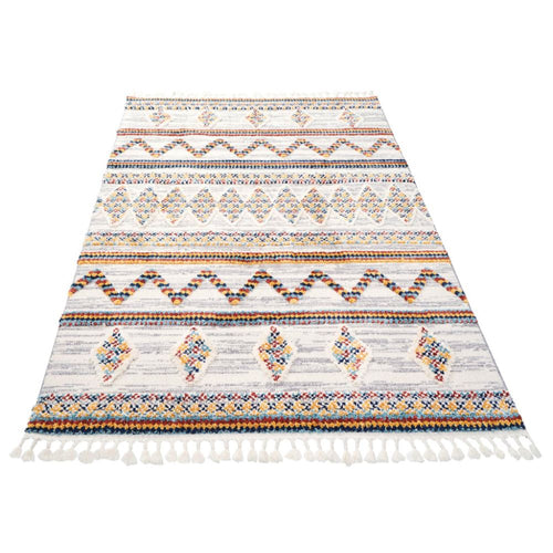 Machine Made Area Rug – Classic Cream Rug With 17 mm Pile Height & Soft Texture