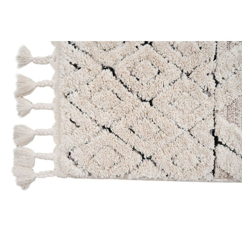 Classic Area Rug – Machine Made Black Rug with Soft Texture & Anti Slip