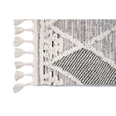 Machine Made Area Rug – Classic Grey 17 mm Pile Height Soft Texture Carpet