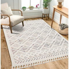 Classic Machine Made Rug – Grey Area Rug with Soft Texture & 17 mm Pile Height